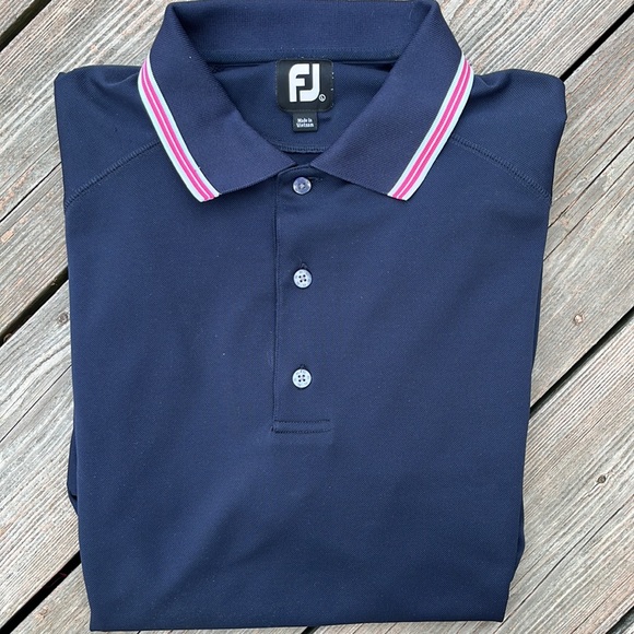 FootJoy blue stretch polo L - Picture 1 of 8